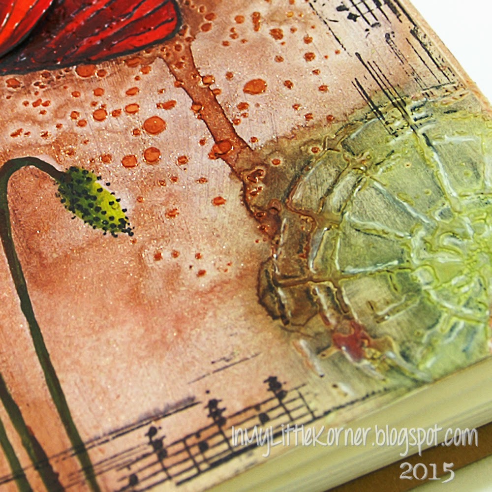 In My Little Korner Art Journal Poppies...