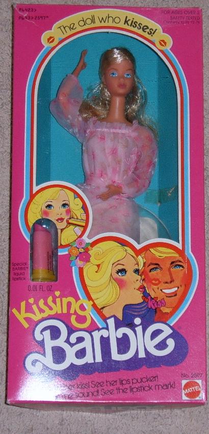 barbie and ken kissing on the lips