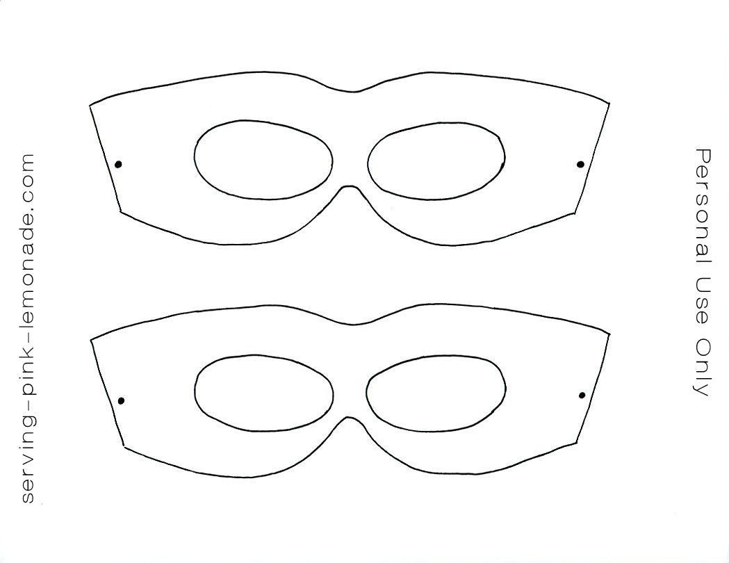 Free Spiderman Mask Template