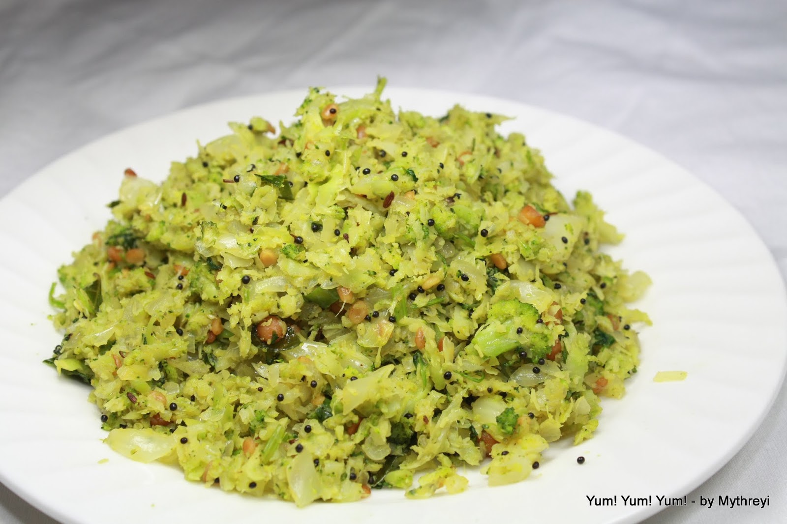 Yum! Yum! Yum! Grated Broccoli & Coconut StirFry