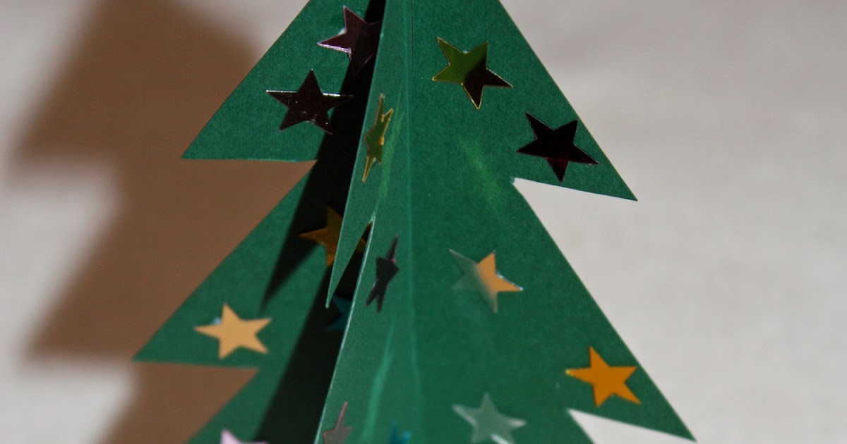 Craft and Activities for All Ages!: Make a 3D Card Christmas Tree