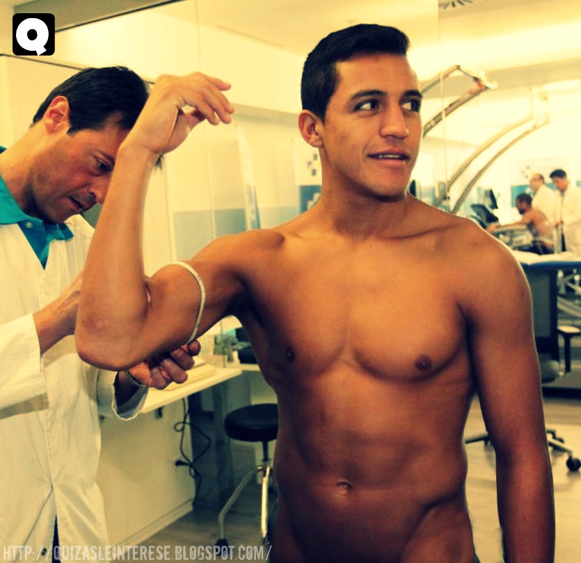 mi futbolista favorito al desnudo alexis sanchez
