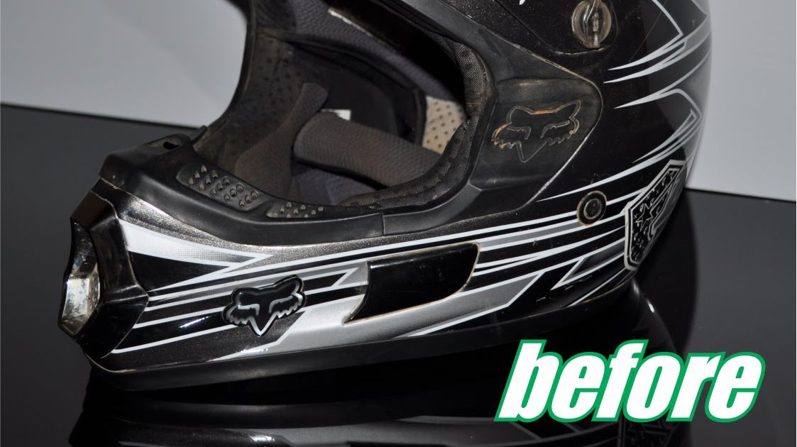 gigacube Fox Motorcross Helmet Carbon Fibre Wrap