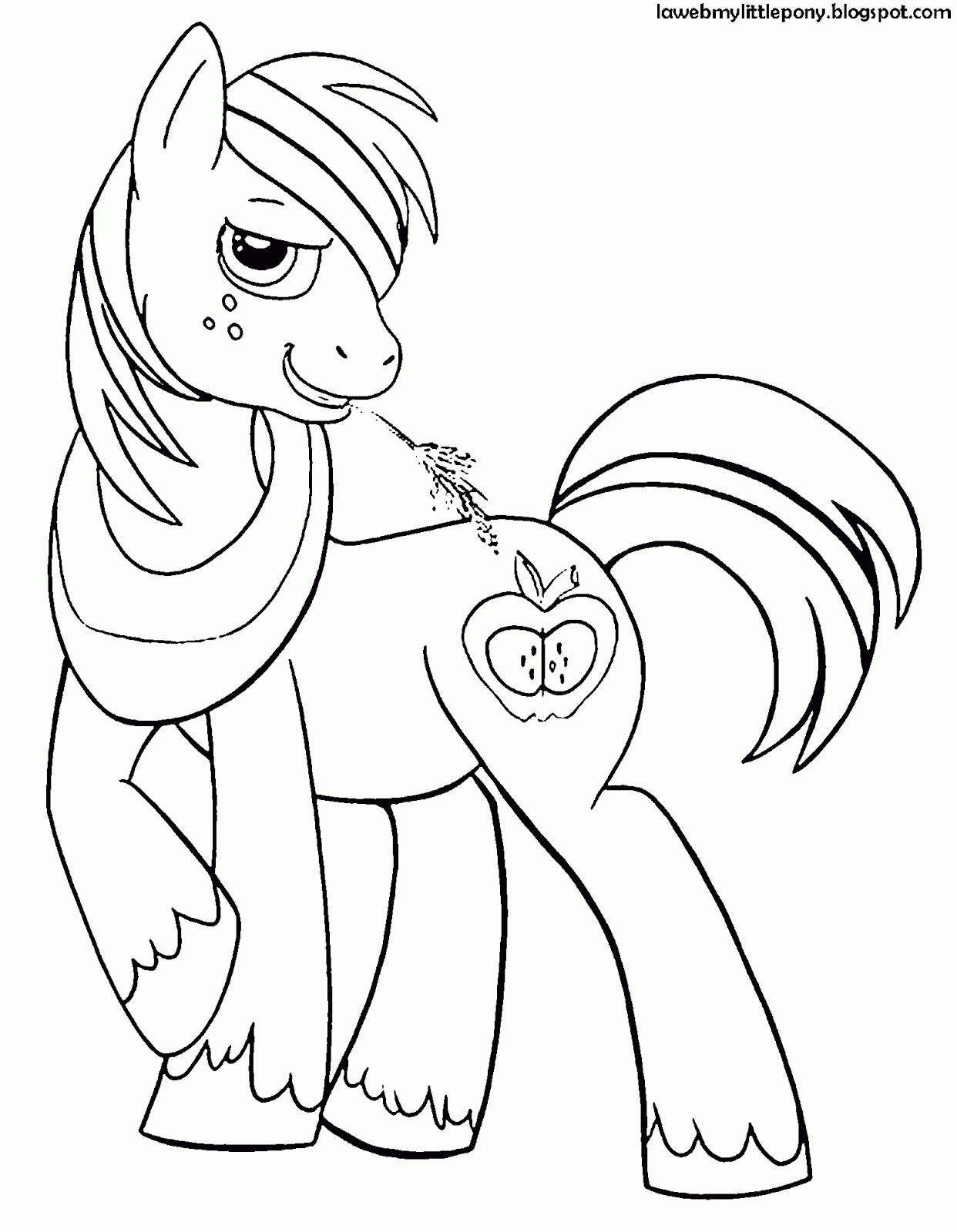 My Little Pony Big Mac Coloring Pages Best Coloring Pages | Images and