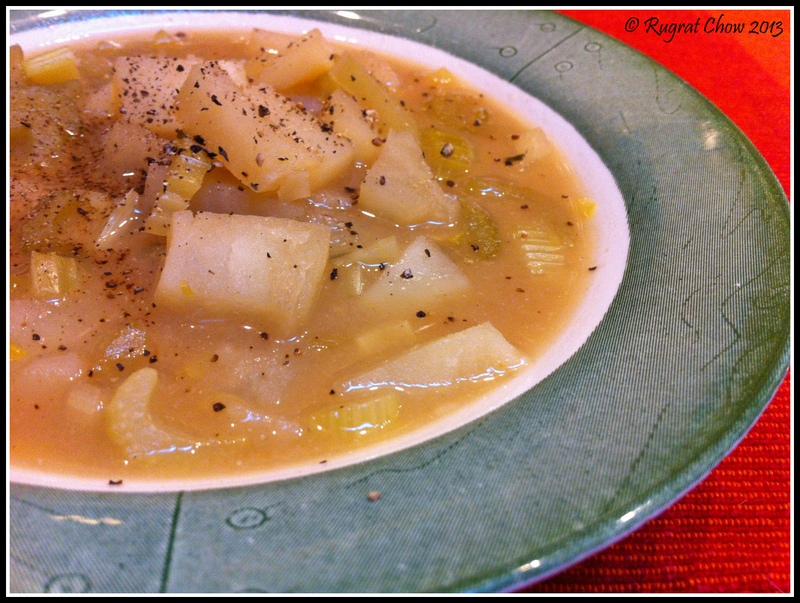 A Whole Food Life Rosemary Potato & Celery Soup