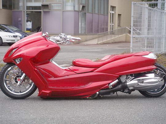 Photos Of Modified Scooter Enthusiasts In Japan Photos Of Modified Scooter Enthusiasts In Japan