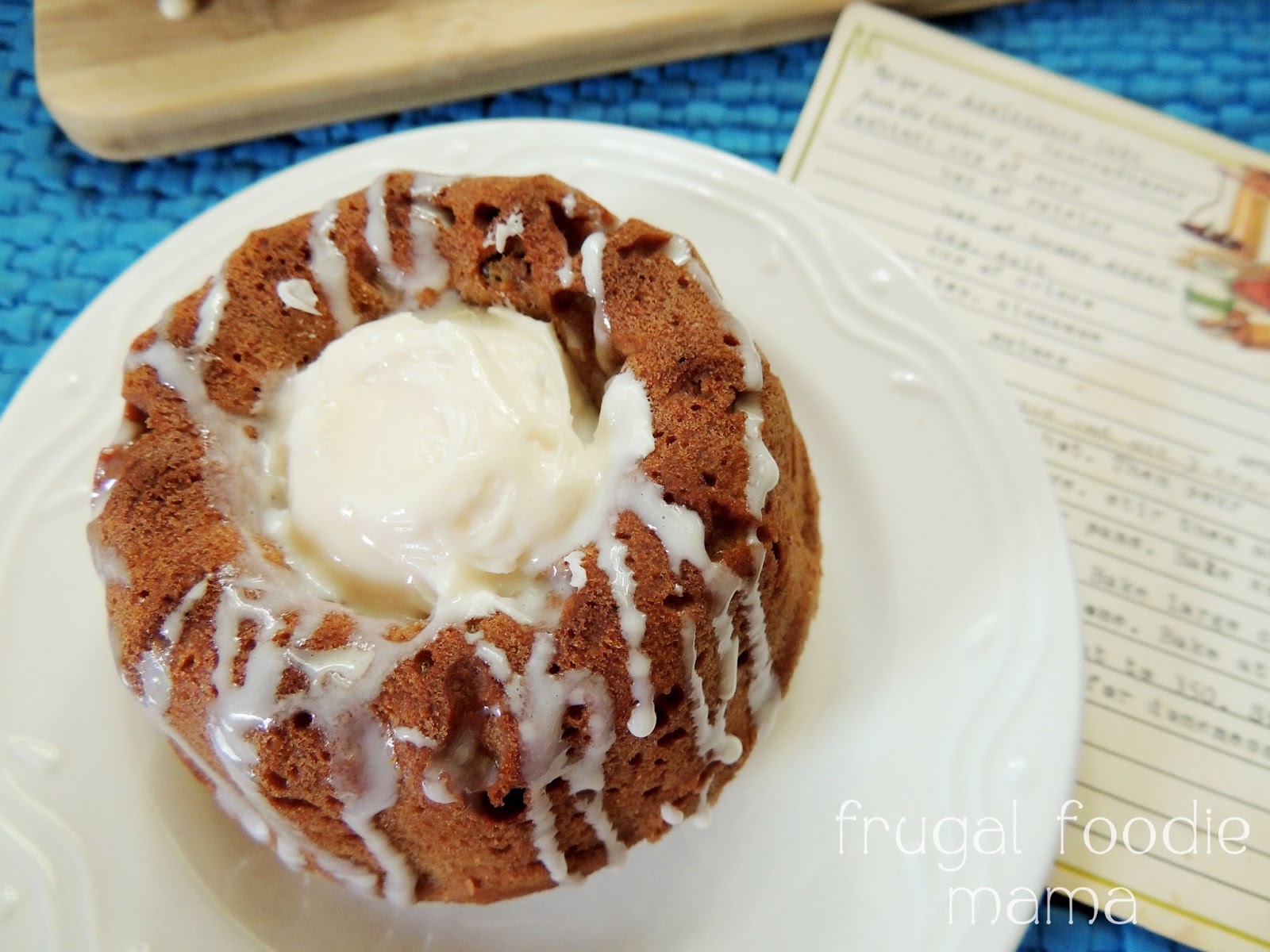 Frugal Foodie Mama Mini Applesauce Bundt Cakes