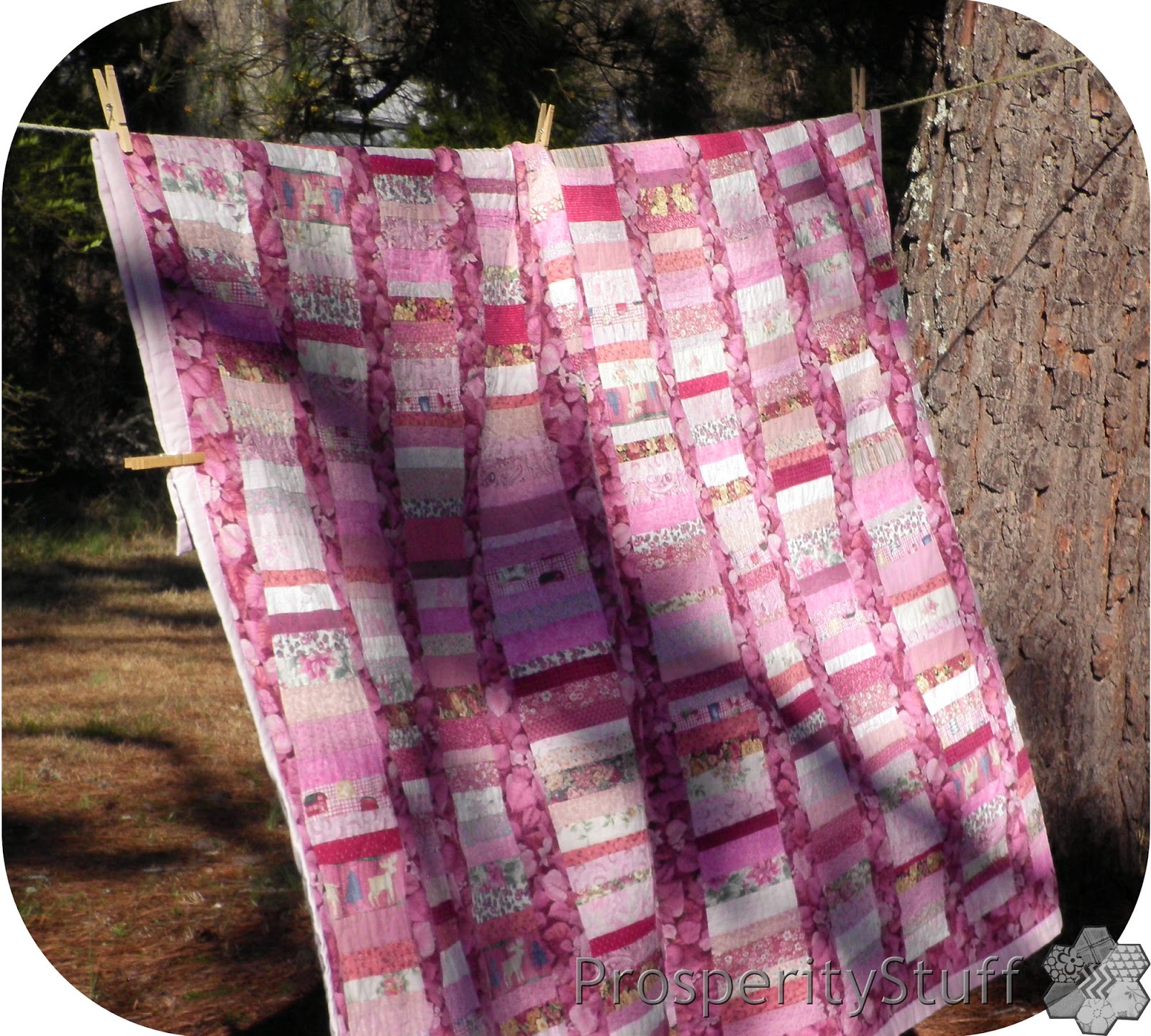 ProsperityStuff Quilts Quilts on the Clothesline