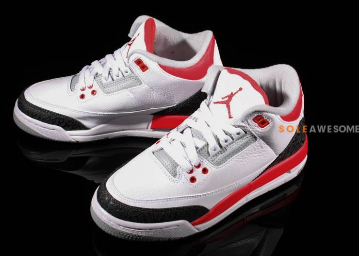 THE SNEAKER ADDICT 2013 Air Jordan Fire Red III 3 Retro Sneaker