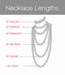Choker Necklace Size Chart