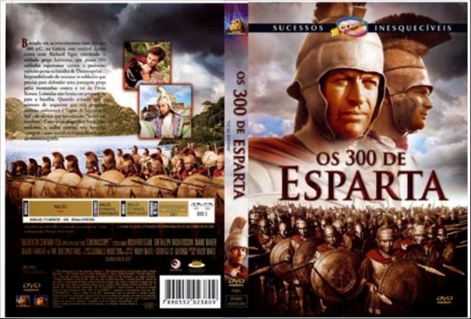 Leónidas e os 300 espartanos que afinal eram mais