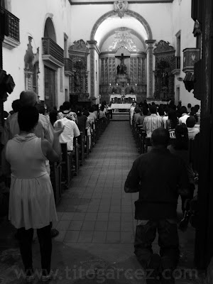 Interior da igreja de São Francisco, em São Cristóvão - Sergipe - Por Tito Garcez