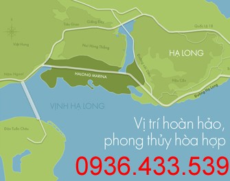 Vị trí chung cư Green Bay towers trên bản đồ thu nhỏ