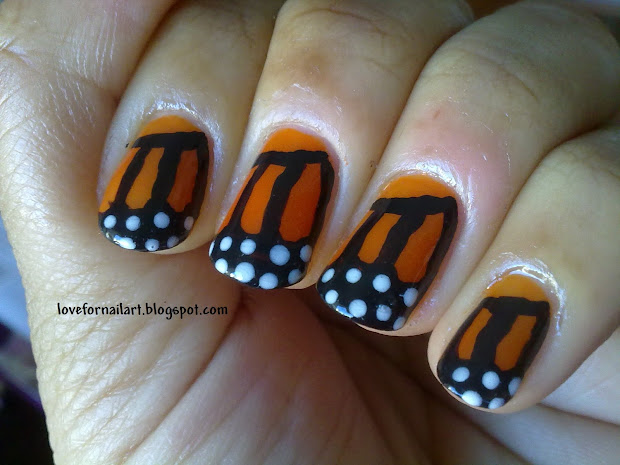 love nail art msmd monarch
