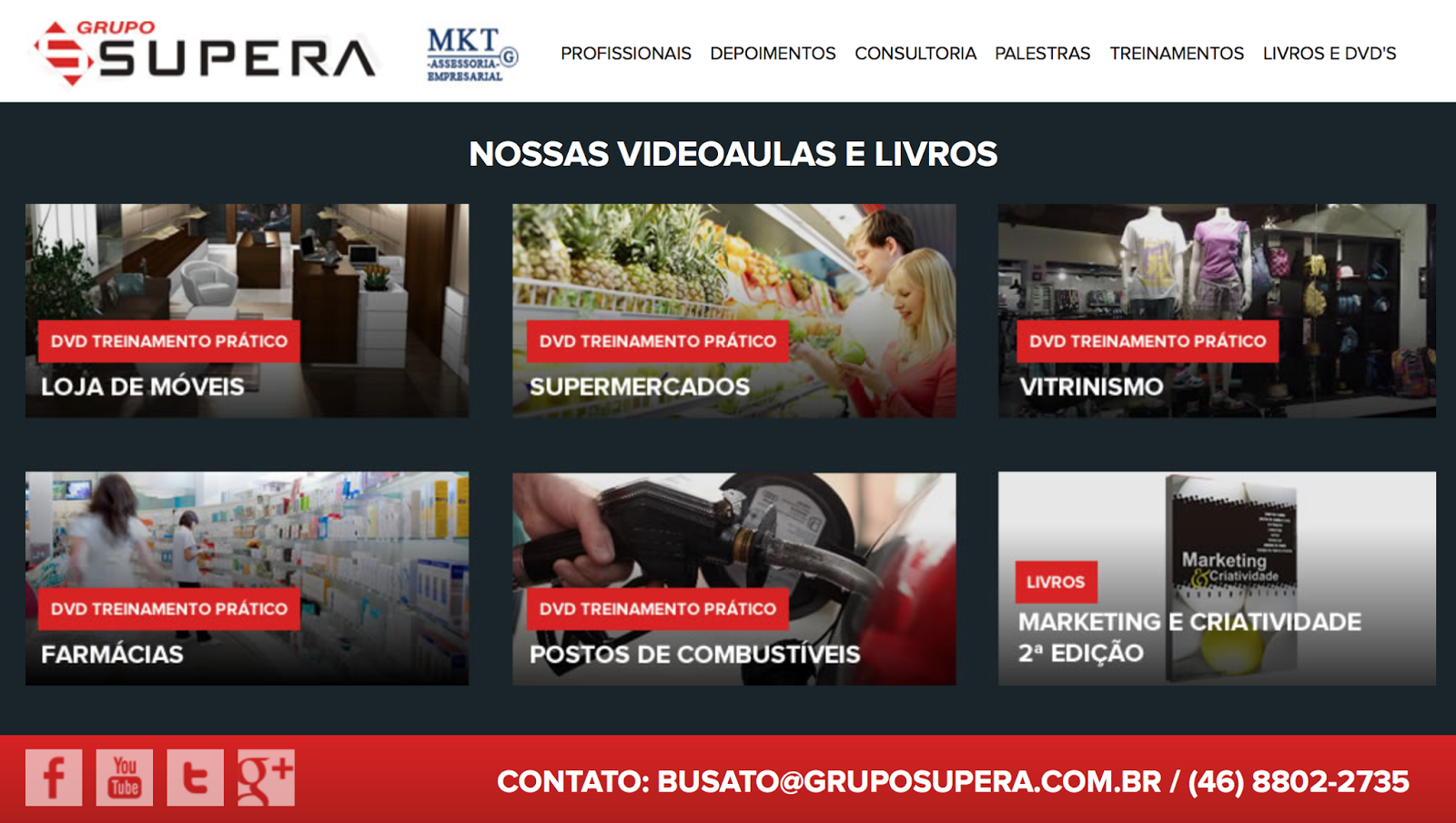 site grupo supera grupo supera, lorenzo busato, palestrante vendas, treinamento de frentista, consultoria para postos, consultoria para supermercados