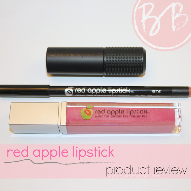 blushing basics Red Apple Lipstick Review