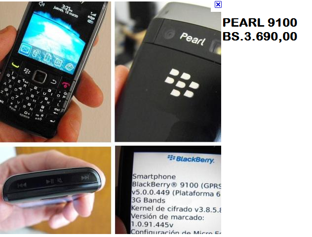 BLACKBERRY PEARL 9100