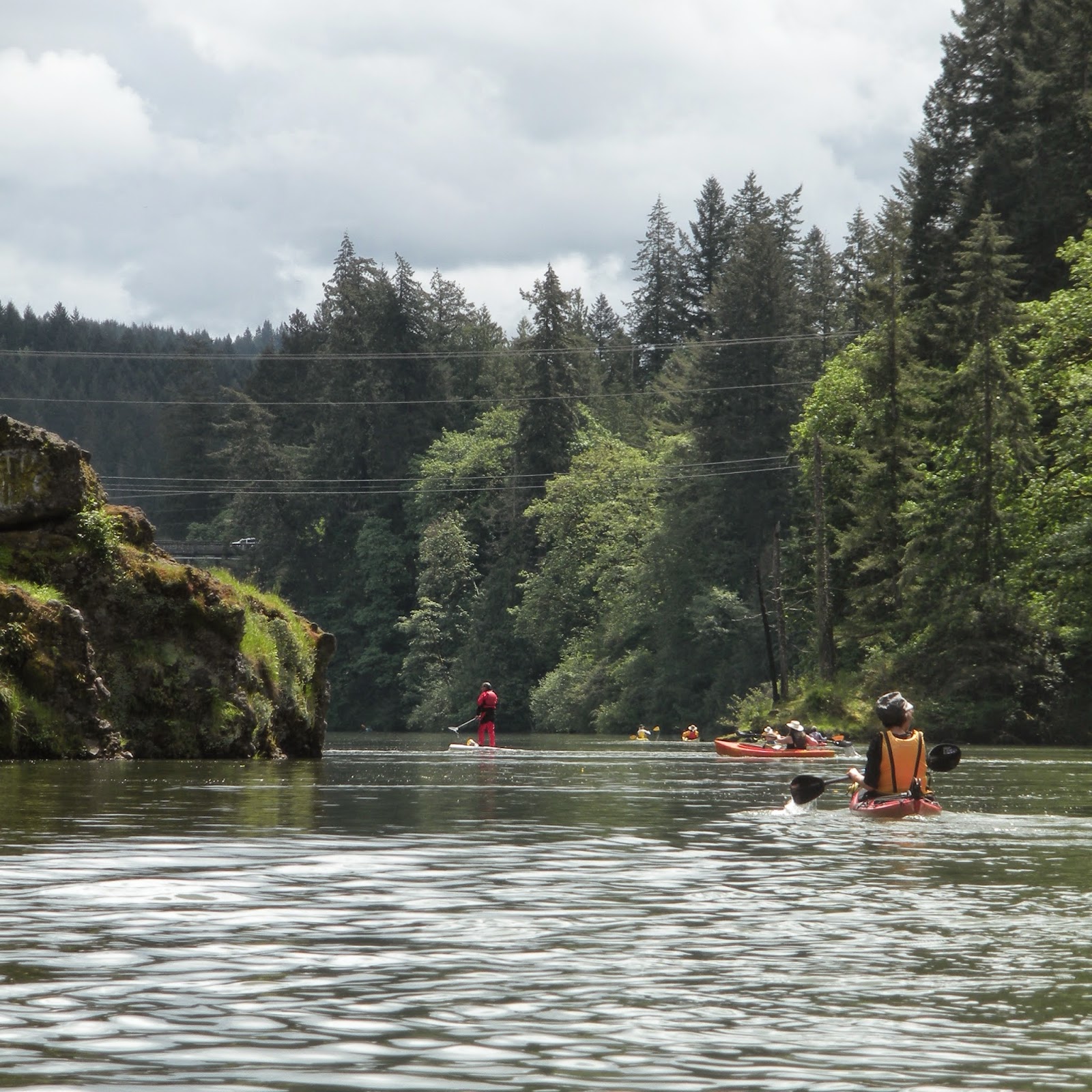 Hiking Oregon Mother's Day Paddle Estacada Lake