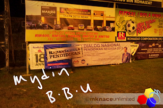 mknace unlimited™ | Pemasangan banner DNPN 2012 Johor