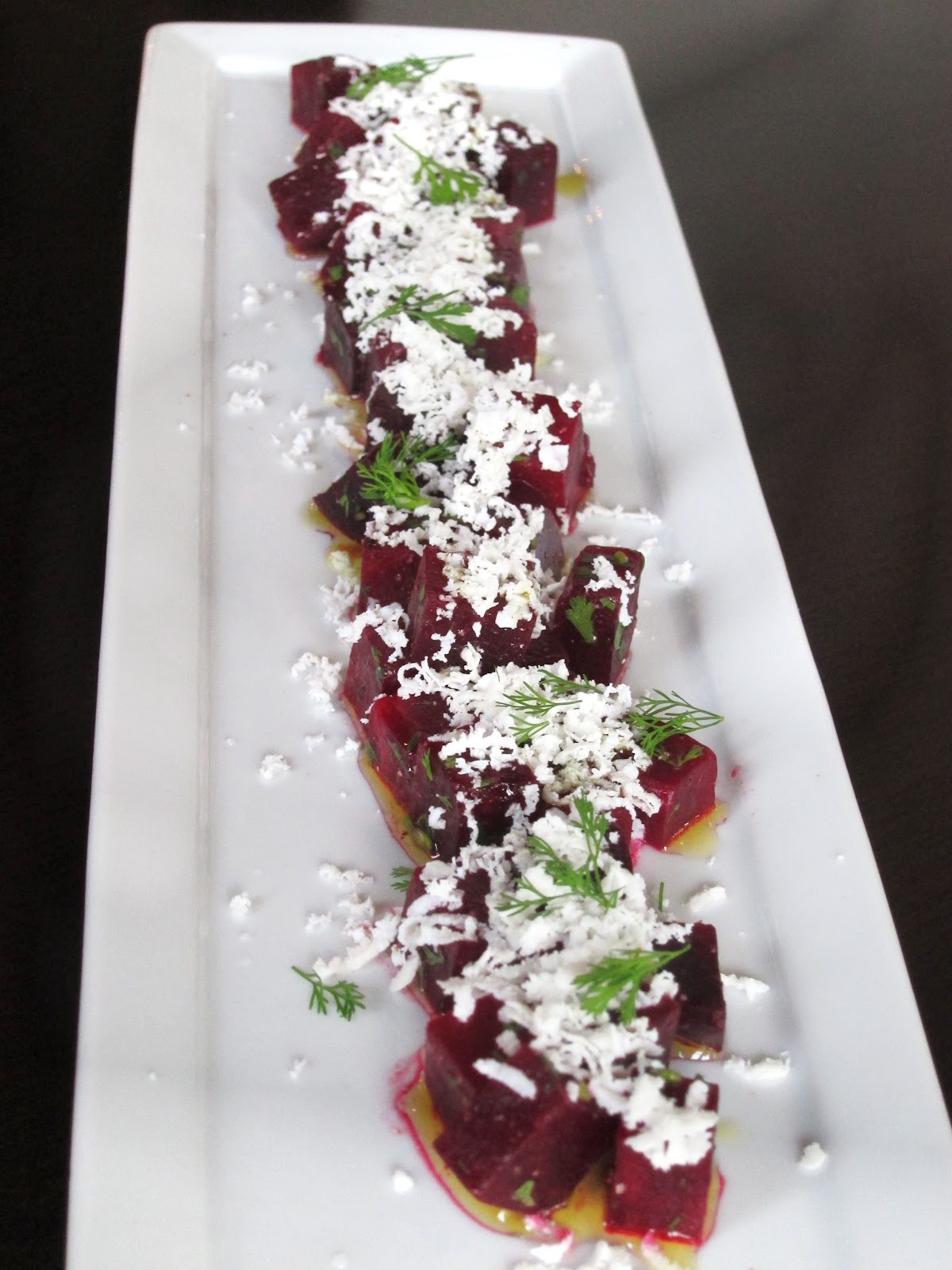 Beet Salad with Cilantro and Queso Fresco Cook on your feet