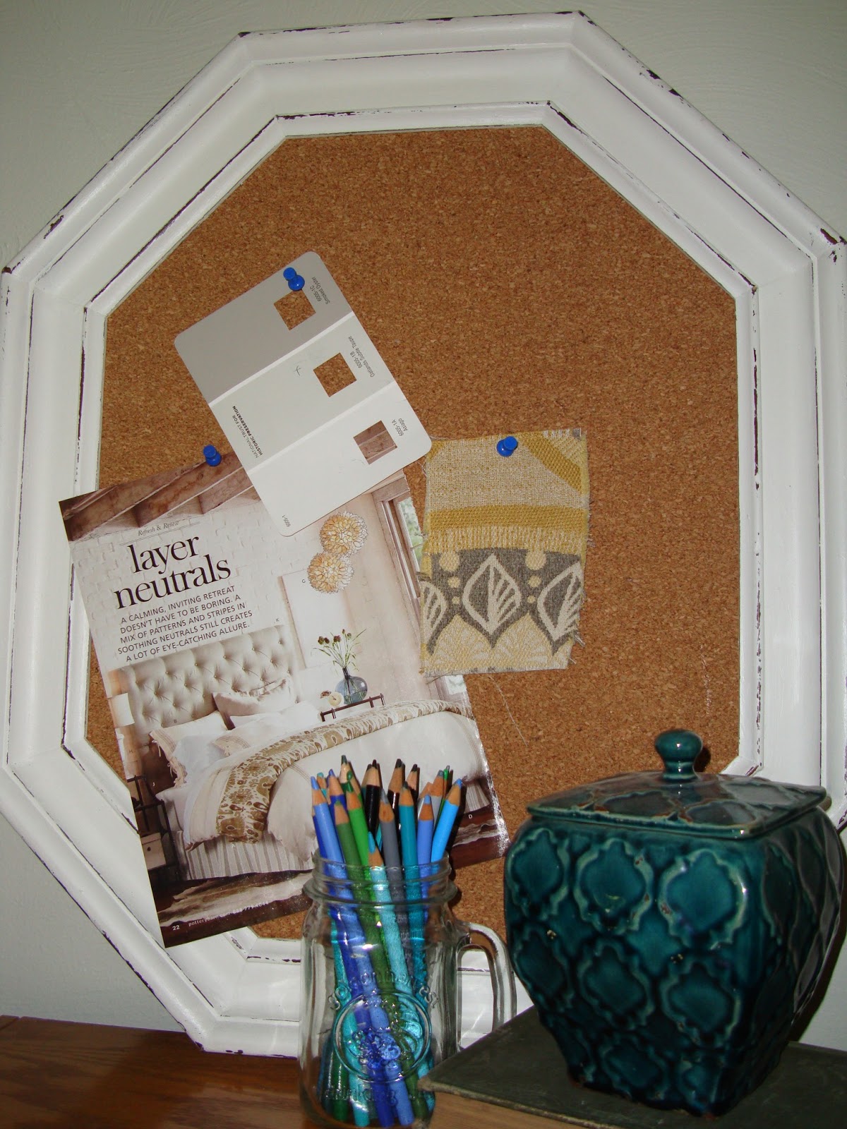 anderson + grant DIY Framed Cork Board