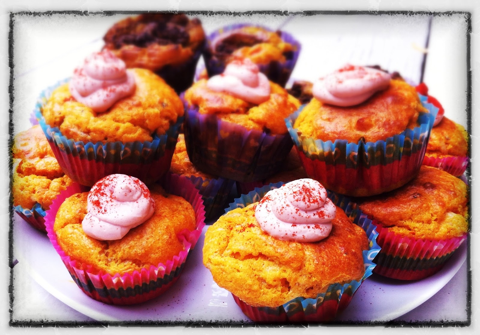 Food & More Pizza Cupcakes met paprika