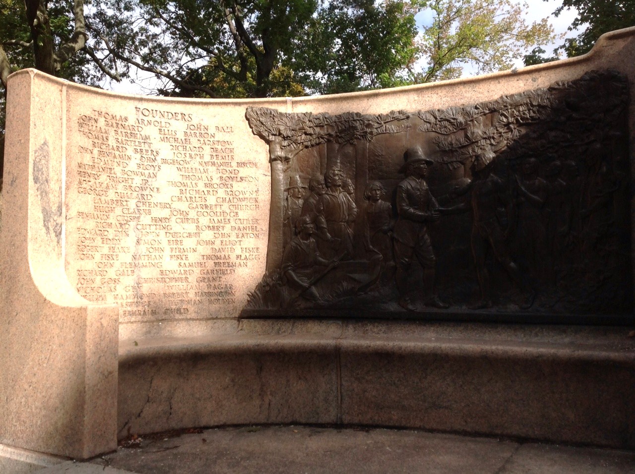 Life From The Roots Founder's Monument Watertown, Massachusetts
