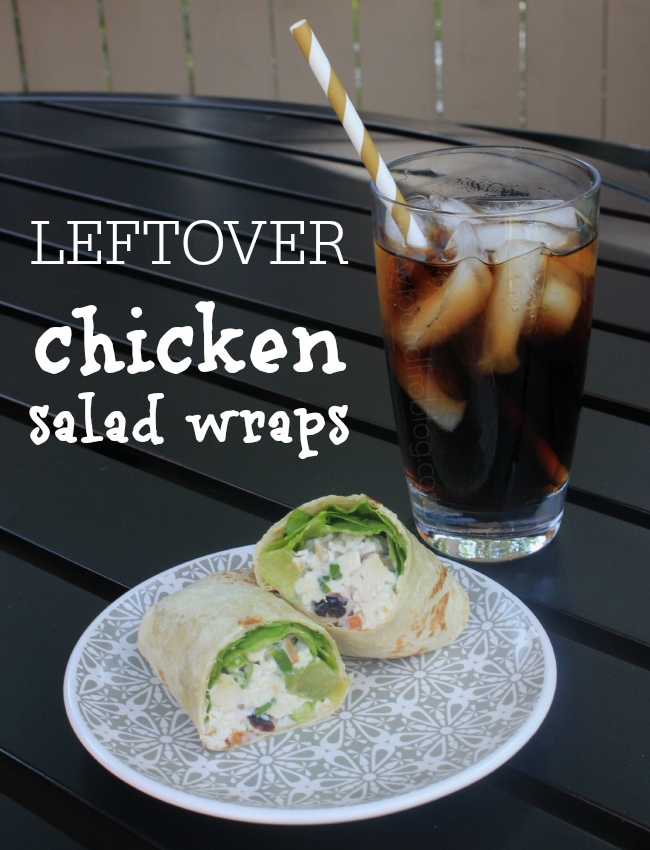 Leftover Chicken Salad Wraps To & Fro
