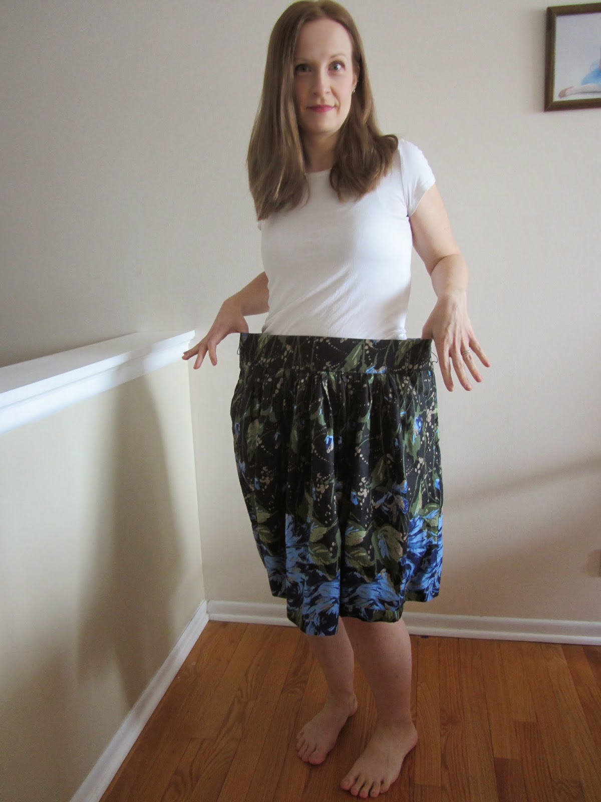 Refashion Coop Resizing a skirt without losing the pockets