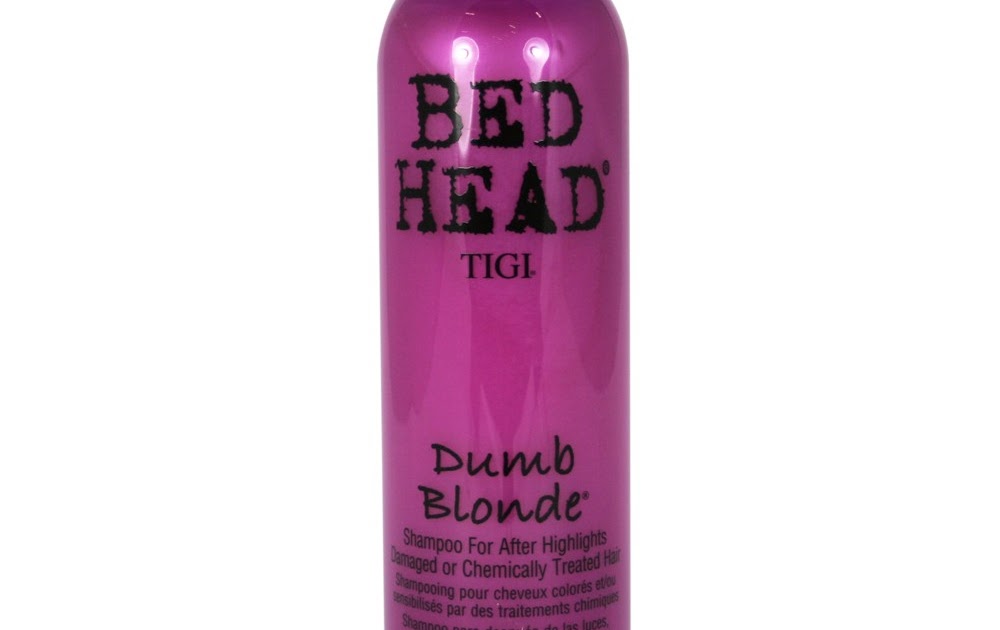 8. TIGI Bed Head Dumb Blonde Purple Toning Shampoo - wide 6