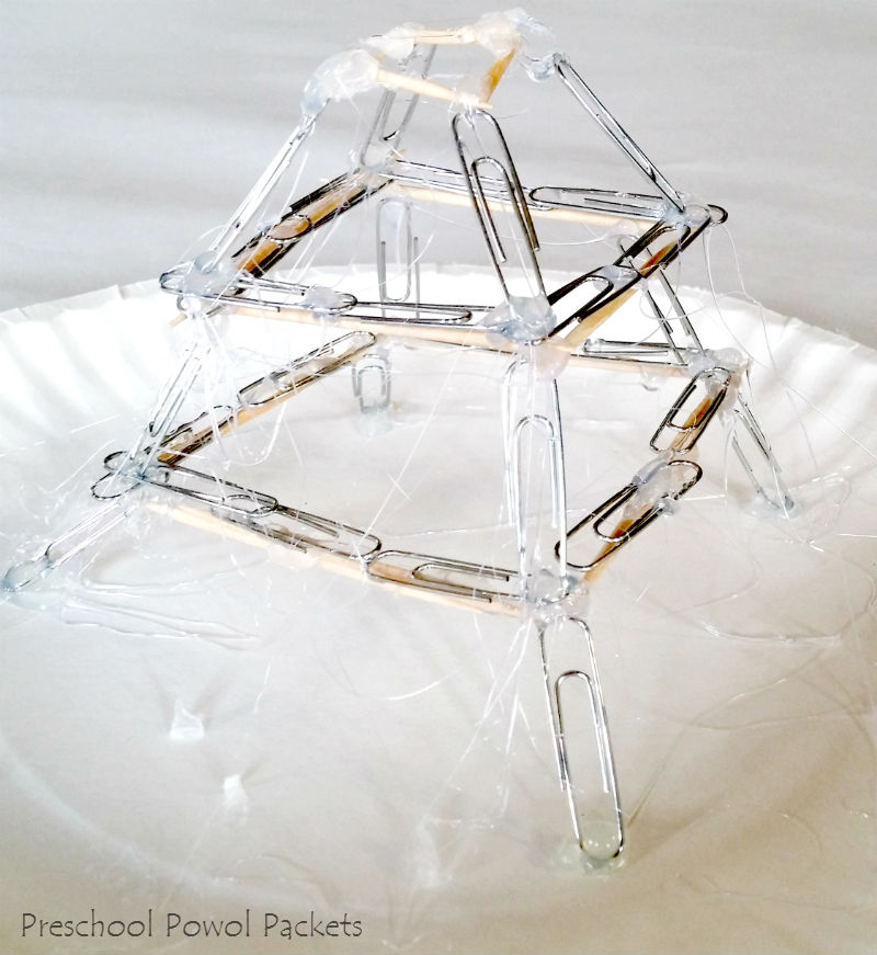 Eiffel Tower STEM Challenge! Preschool Powol Packets