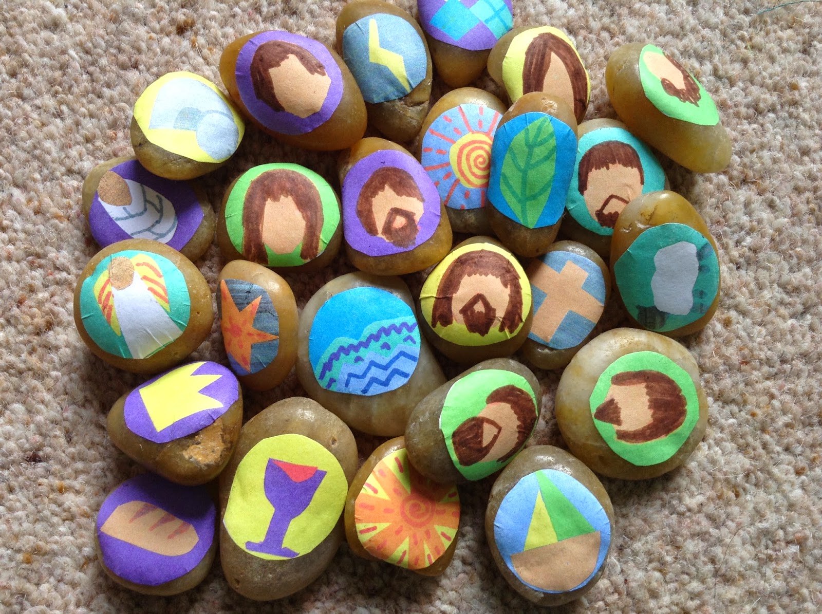 Flame Creative Children's Ministry Make Your Own Bible Story Stones