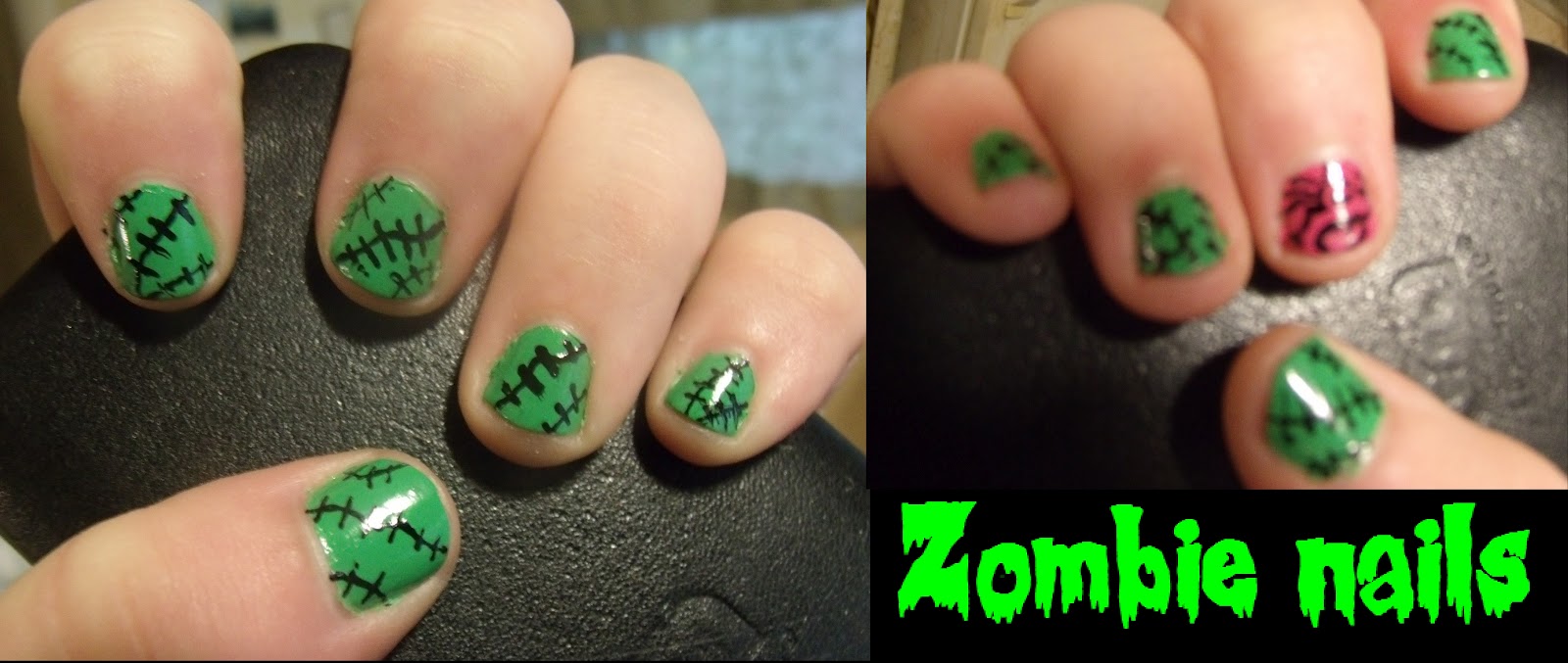 4. "Halloween Nail Art: Zombie Nails" - wide 5