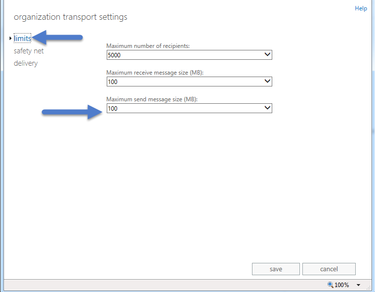 Eyonic Systems Managing Email Message Size Limits in Exchange 2013