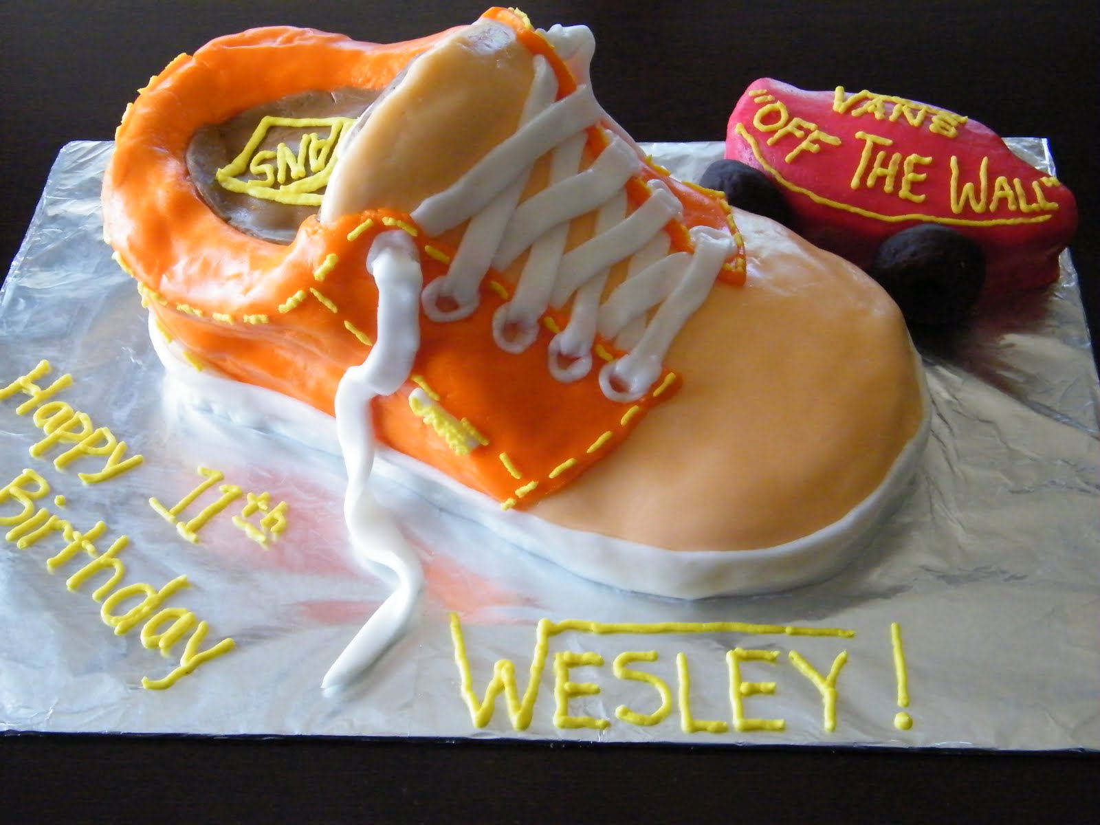 You Take the Cake! Vans Shoe Cake