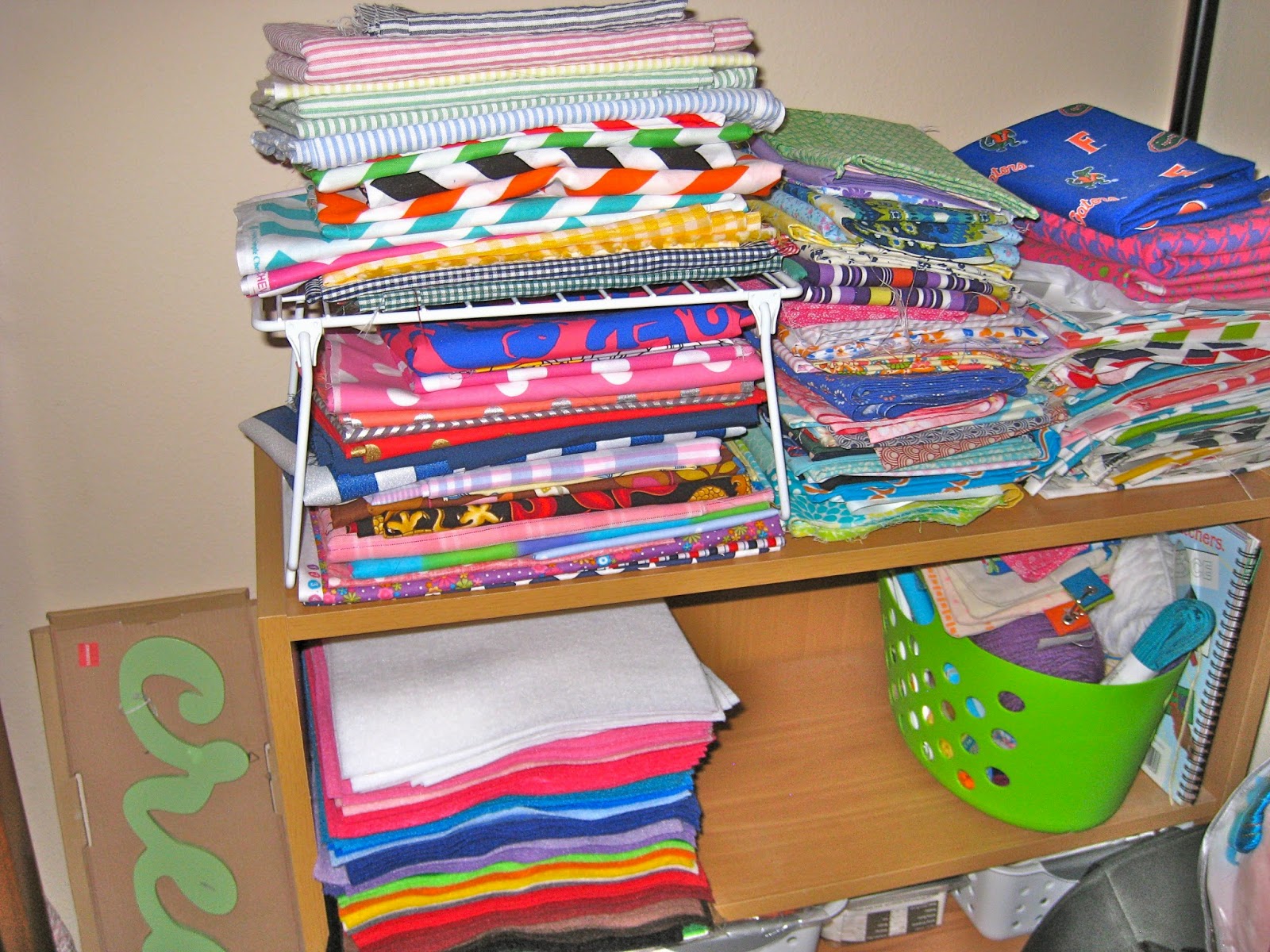 Kraftie Katie {How To} Fabric Storage