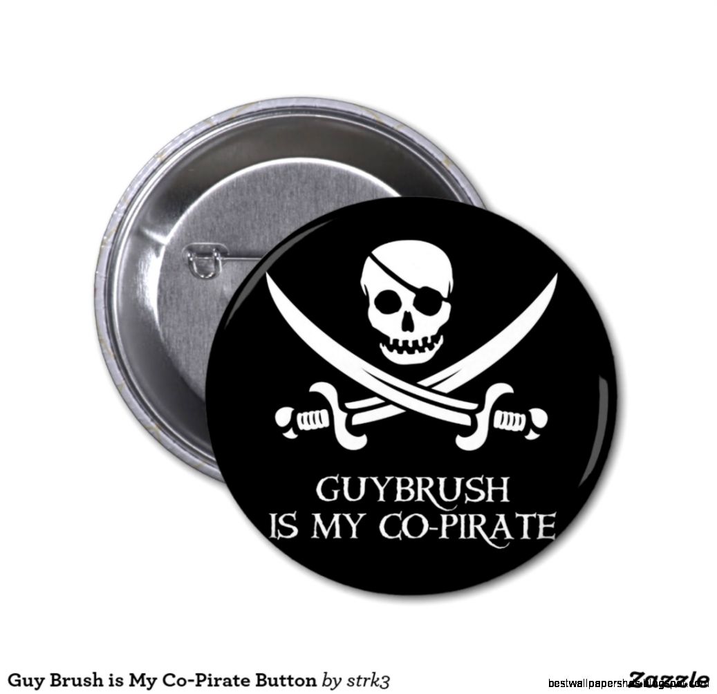 Guy Brush is My Co Pirate Button Zazzle Guy Brush is My Co Pirate Button Zazzle
