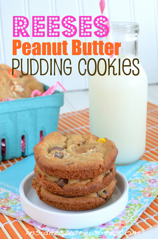 Reeses Peanut Butter Pudding Cookies Inside BruCrew Life