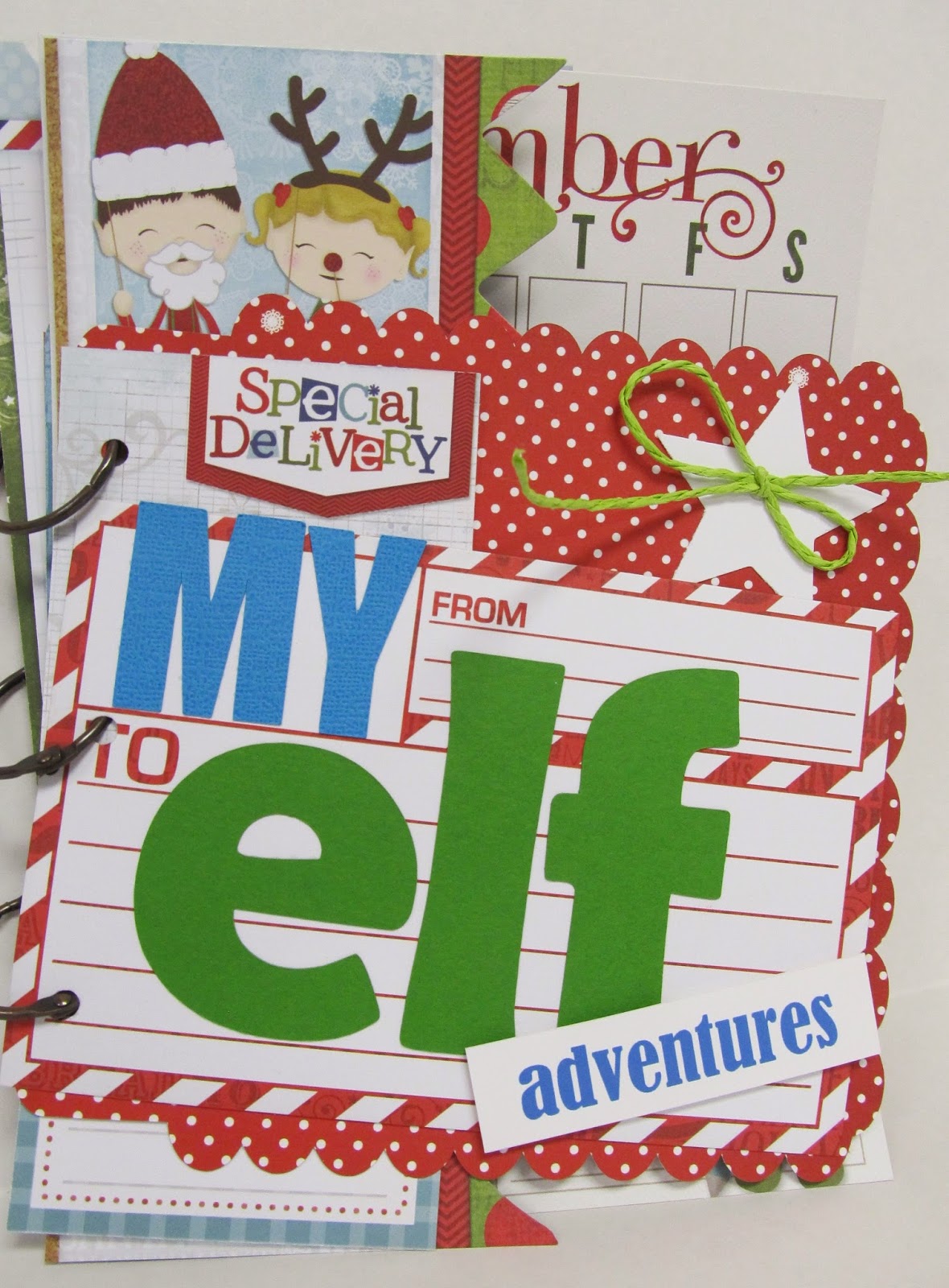 Memory Bound BLOG: Mom & Me Class: Elf on the Shelf Album