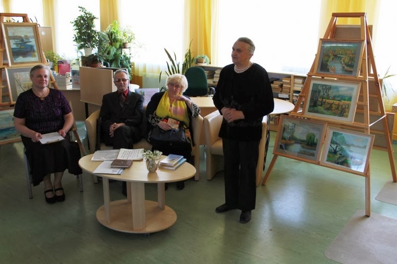 2013. gada 16. aprīlī Gulbenes bibliotēkā viesojās Cēsu kultūras biedrības „ Harmonija ” dalībnieki