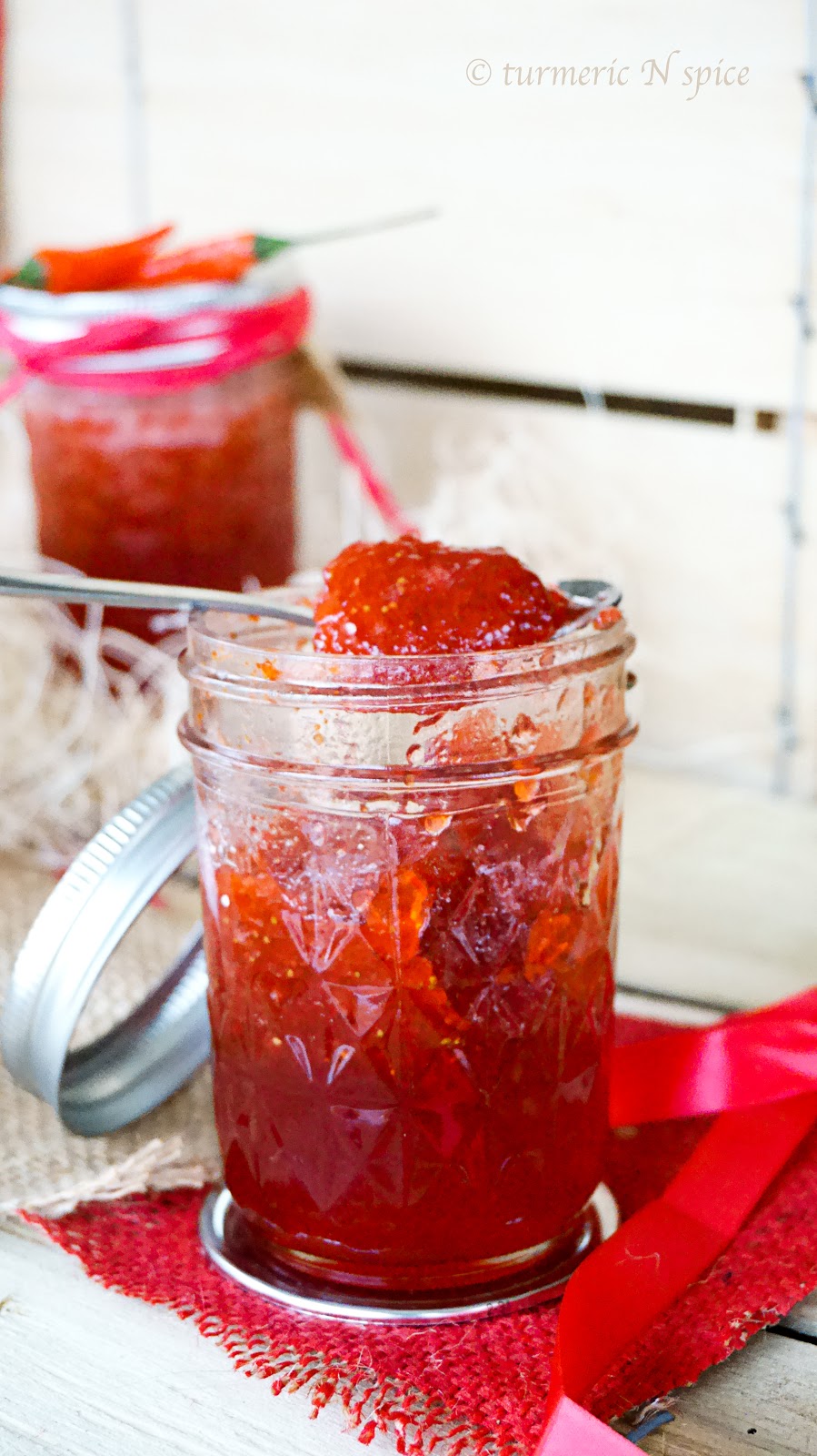 Turmeric n spice Strawberry Jam with a kick