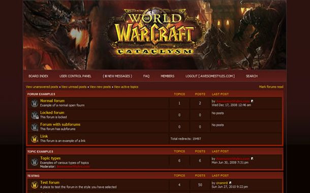 Free Php-fusion Warcraft Red Vintage Theme Style Free Php-fusion Warcraft Red Vintage Theme Style