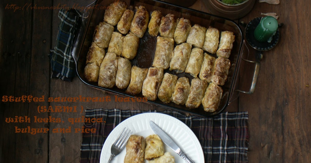 Вкусно с Бети Сарми от кисело зеле с праз, киноа, булгур и ориз