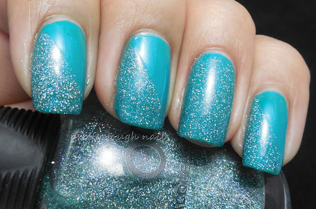 Sinful Colors Rise & Shine Swatch And Review with Bonus Orly Sparkling Garbage Nail Art