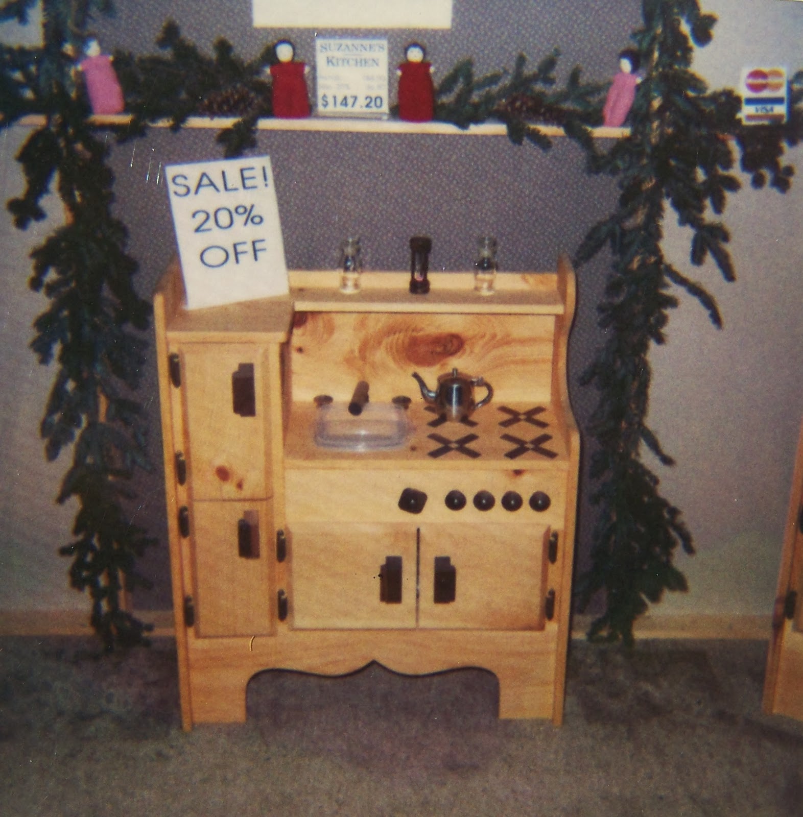 elves and angels play kitchen