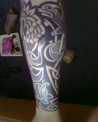 maori leg tattoos for men