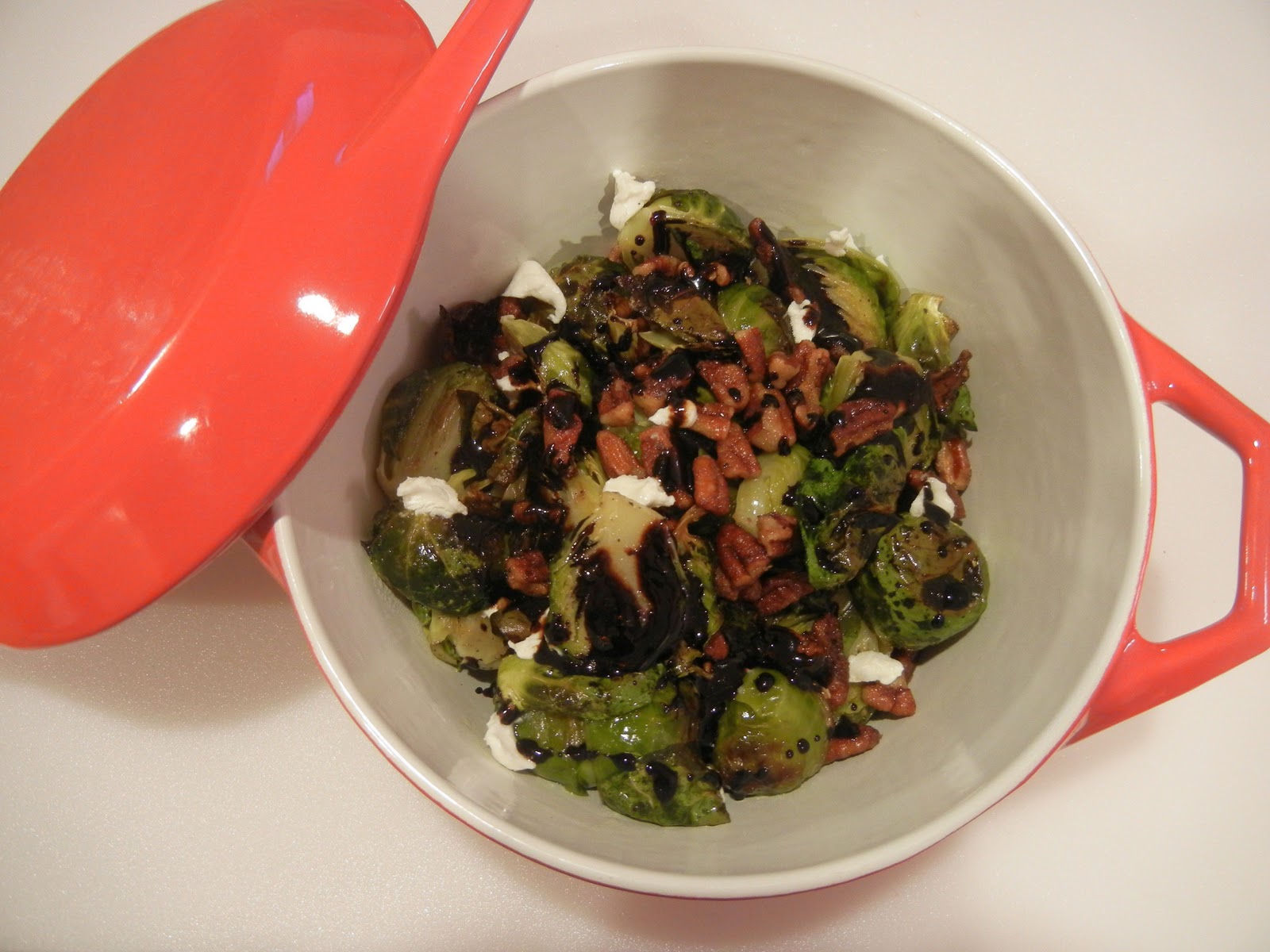 Christi's Chirps Brussels Sprouts with Balsamic Vinegar Reduction
