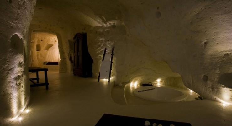 Ancient Cave Town Matera in Southern Italy Ancient Cave Town Matera in Southern Italy