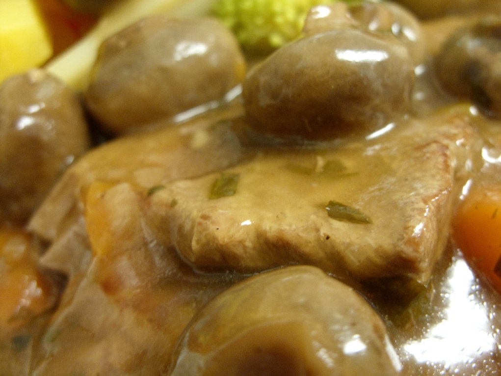 Jenny Eatwell's Rhubarb & Ginger Slow Cooker Veal Marsala using