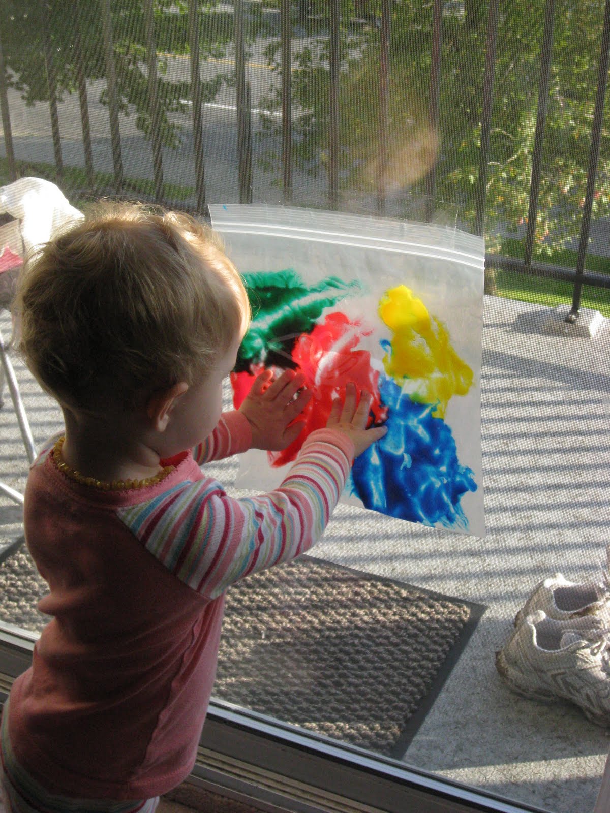 Love, Laughter & Butterfly Kisses Finger Painting in a Bag